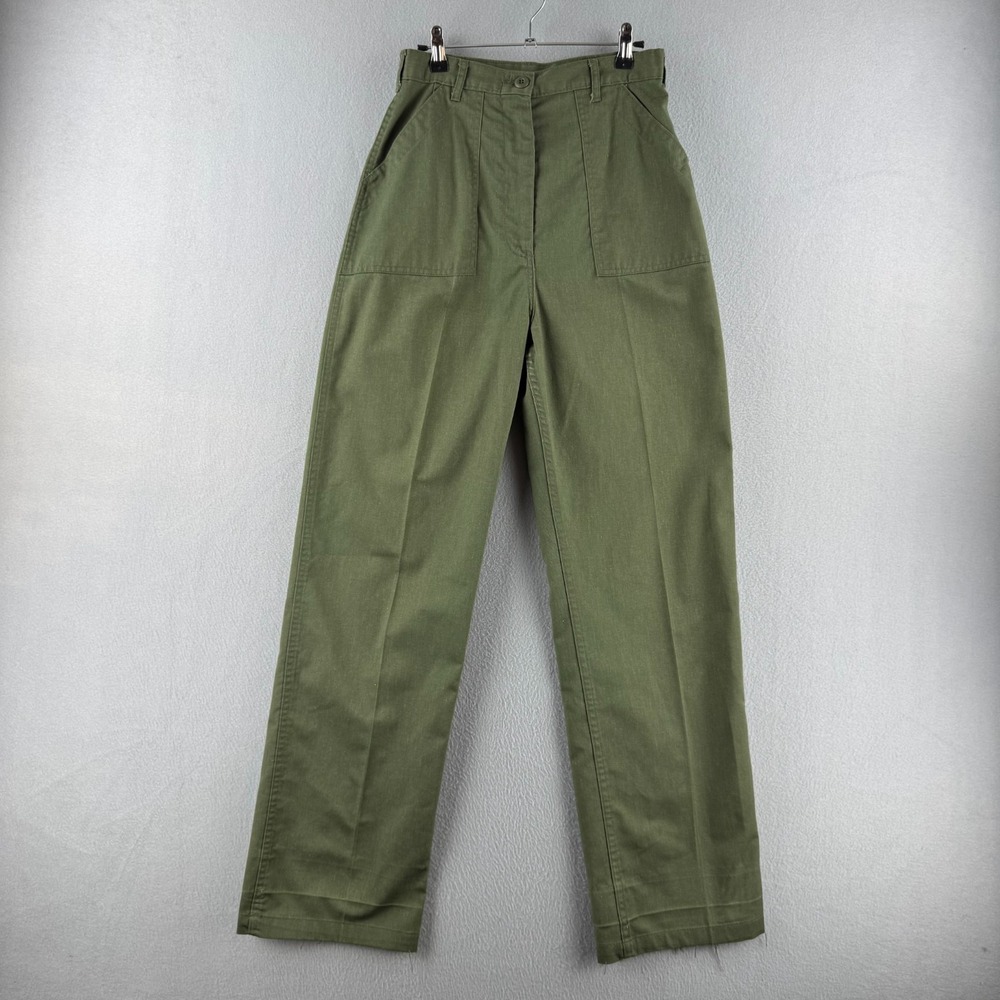 Vintage Military Pants Womens 16 (Fits 27x32 ) High Rise Baker Pants 80s OG 507